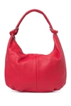 Giulia Massari Top Handle Leather Shoulder Bag In Red