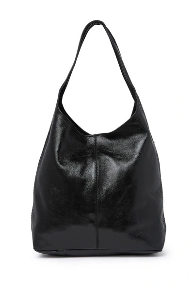 Sofia Cardoni Metallic Leather Hobo Bag In Nero ModeSens
