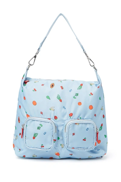 Coccinelle Borsa Tess Fruit Patterned Bag In Mul.fru.iris/ir