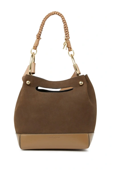 Chloé Maddy Hobo Bag In Deep Khaki