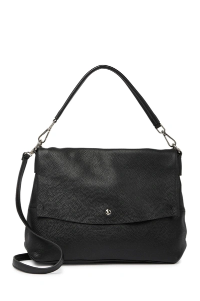 Maison Heritage Ned Leather Shoulder Bag In Black