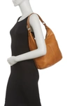American Leather Co. Carrie Hobo Bag In Cafe Latte Smooth