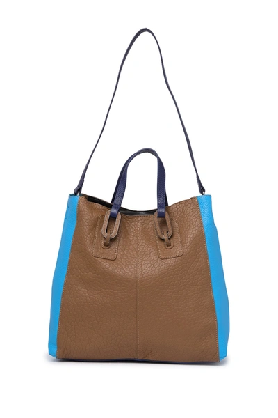 Vince Camuto Telma Leather Tote In Treehouse Mu