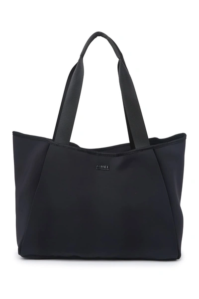 Aimee Kestenberg Care Free Neoprene Tote Bag In Black