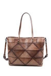 Old Trend Women's Genuine Leather Prism Tote Bag In Taupe