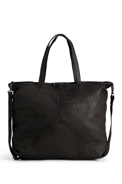 Day & Mood Edith Leather Tote Bag In Black