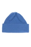 Portolano Cashmere Rib Hat In Winte Blue