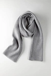 Portolano Merino Scarf In Light Grey