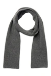 Portolano Solid Cashmere Scarf In Mh Grey