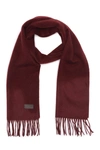 Hickey Freeman Cashmere Fringe Scarf In 601brd