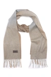 Hickey Freeman Cashmere Ombre Scarf In 262beig