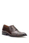 Vintage Foundry Pence Cap Toe Leather Oxford In Brown