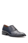 Vintage Foundry Pence Cap Toe Leather Oxford In Navy
