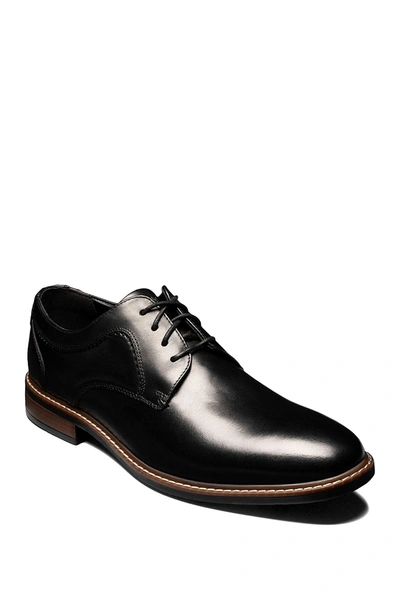 Nunn Bush Hayden Leather Plain Toe Derby- Wide Width Available In Black