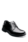Nunn Bush Sherman Slip-resistant Plain Toe Work Derby In Black