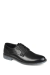 Vance Co. Alston Men's Textured Plain Toe Derby Shoe In Black