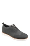 Vance Co. Ezra Mens Knit Lace-up Casual And Fashion Sneakers In Grey