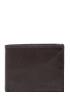 Tahari Rfid Bifold Leather Wallet In 01rf-brown