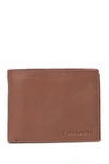 Tahari Rfid Bifold Leather Wallet In 35rf-cognac