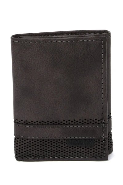 Kenneth Cole Rfid Queens Bifold Wallet In Charcoal