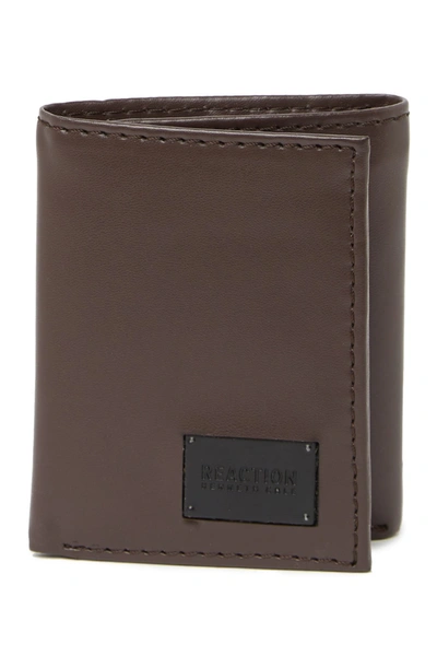 Kenneth Cole Fifii Trifold Wallet In Brown