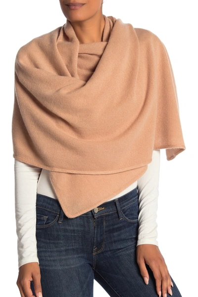 Portolano Cashmere Wrap In Camel