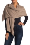 Portolano Cashmere Wrap In Nile Brown
