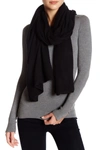 Portolano Cashmere Wrap In Black