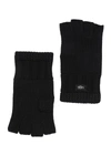 Ugg Knit Fingerless Gloves In Black