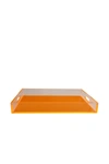 R16 Home Neon Orange Lucite Tray
