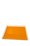 R16 Home Neon Orange Large Tray In Neon Orange