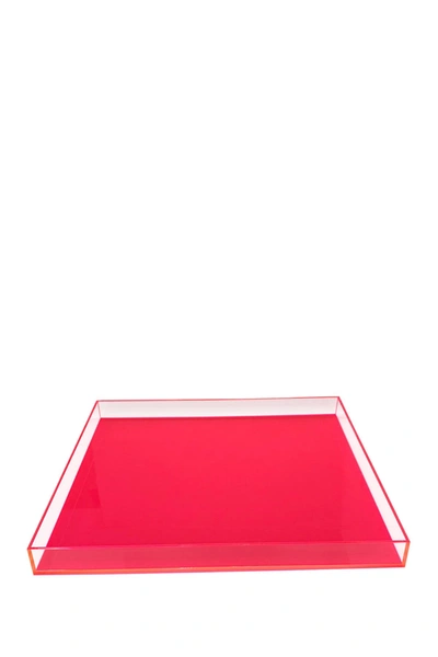 R16 Home Neon Hot Pink Large Tray