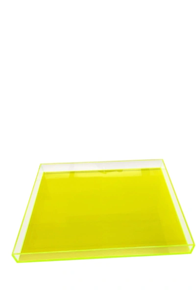 R16 Home Neon Green Large Tray