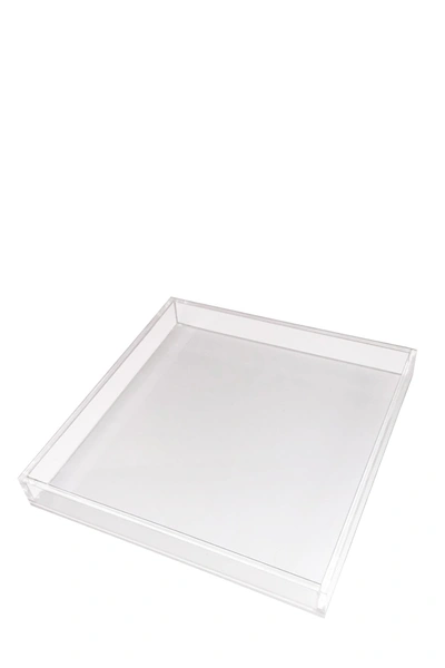 R16 Home White Square Tray