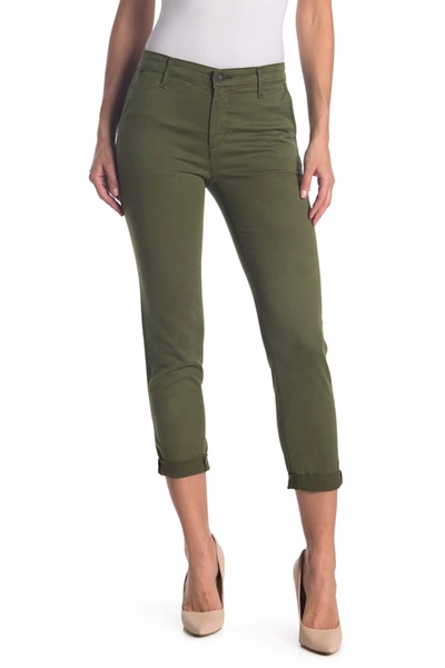 Ag Caden Straight Crop Jeans In New Spruce