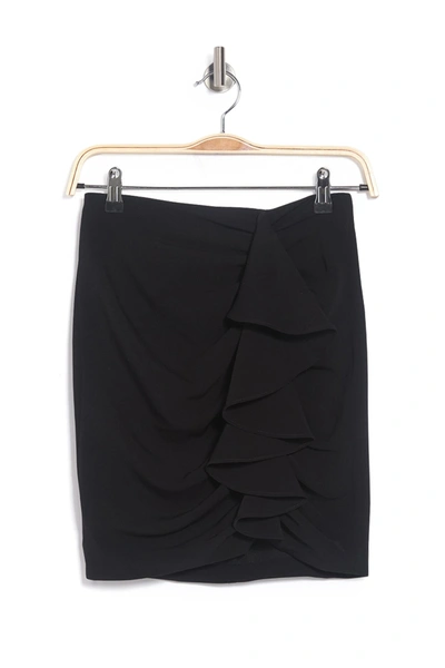 Cinq À Sept Suri Ruffle Front Pencil Skirt In Black