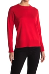 French Connection Miri Crew Neck Sweater In Mars Red