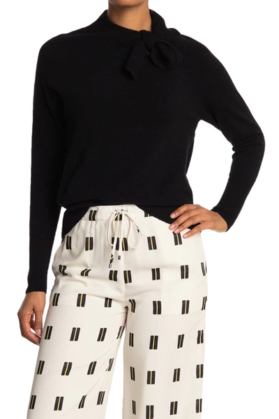 Brochu Walker Cleo Tie Knit Sweater In Black Onyx