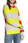 FRENCH CONNECTION NUKA COTTON STRIPE SWEATER,192942497182