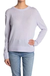 525 America Cashmere Relaxed Sweatshirt In Lt Chk Blu