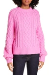 A.L.C MICK CABLE KNIT PULLOVER SWEATER,192148101661