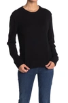 525 America Cashmere Relaxed Sweatshirt In Black