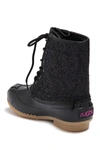 Sugar Glitter Duck Boot In Bb-blk Glitter/blk