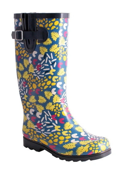 Nomad Footwear Puddles Waterproof Rain Boot In Teal Safari