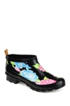 Journee Collection Rainer Ankle Rain Bootie In Floral