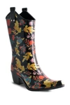 Nomad Footwear Yippy Cowboy Waterproof Rain Boot In Fall Flourish