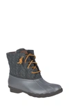 Sperry Saltwater Rain Boot In Grey