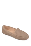 Journee Collection Women's Halsey Perforated Loafers Women's Shoes In Taupe