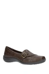Easy Street Cinnamon Womens Man Made Slip On Penny Loafers In Brn Croc