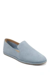 Aerosoles Hempstead Leather Slip-on Flat In Mid Blue Nubuck